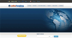 Desktop Screenshot of cabohosting.com