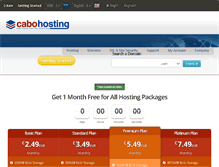 Tablet Screenshot of cabohosting.com